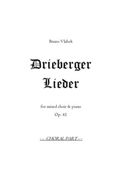 Drieberger Lieder - Choral Part