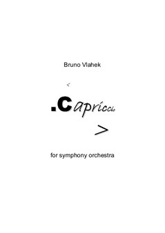Capriccio for symphony orchestra